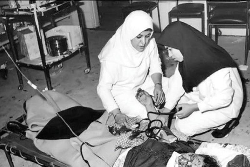 پرستاران یکی از ارکان مهم پیروزی در عملیاتهای دوران جنگ بودند