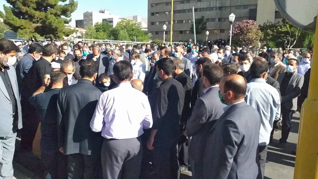 تشییع و خاکسپاری پرستار شهید مدافع سلامت؛ خسرو نصیری