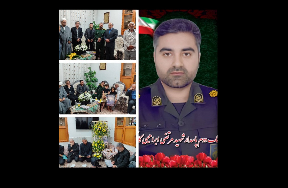 پرستار مدافع سلامت در سوگ شهادت همسر مدافع امنیت